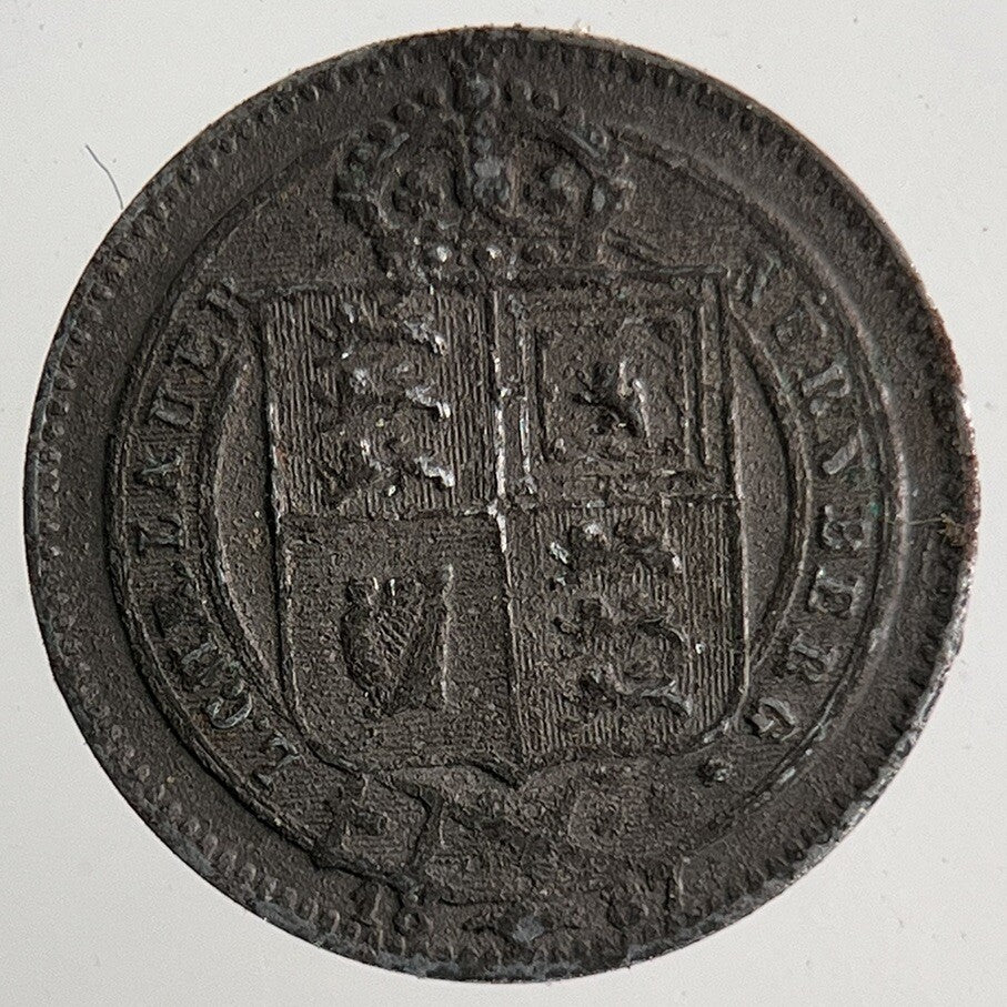 1800’s Victoria Toy Money Coin Token | Fine Collectable Grade | a9140