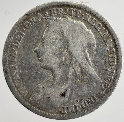 1899 Victoria Threepence Silver Coin | Collectable Grade | a8825