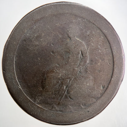 1797 George III 3rd Cartwheel One Penny Coin | Fair Grade | a9056