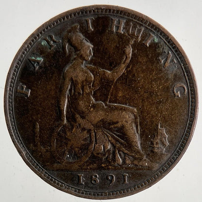 1891 Victoria Farthing Coin | Fine Collectable Grade | a9210