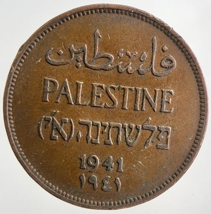 1941 Palestine 2 Mils Coin | Very High Grade | a9285