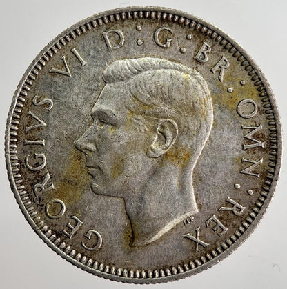 1944 George VI British Shilling Silver Coin | Very Fine Grade | a8694