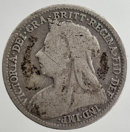 1895 Victoria Threepence Silver Coin | Collectable Grade | a8805