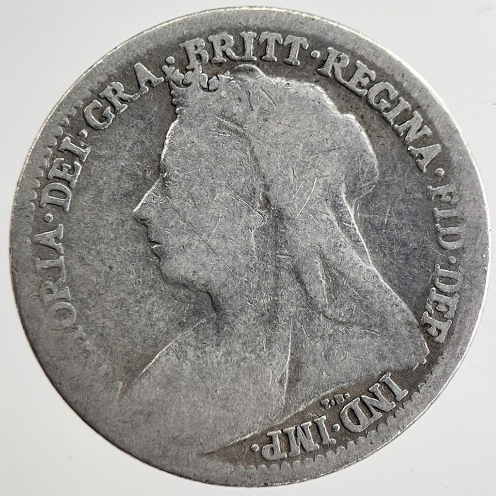 1899 Victoria Threepence Silver Coin | Collectable Grade | a8831