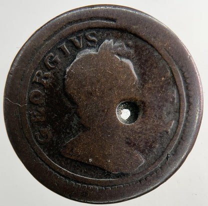 1724 George I 1st Farthing Coin | Collectable Grade | a9238