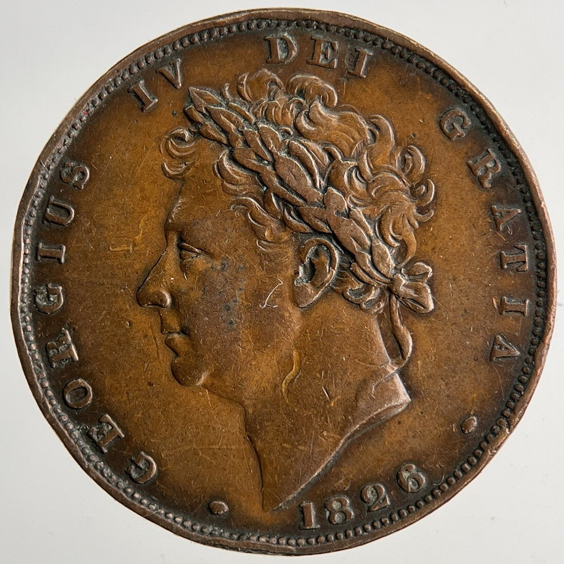 1826 George IV Farthing | Very High Grade | a9196