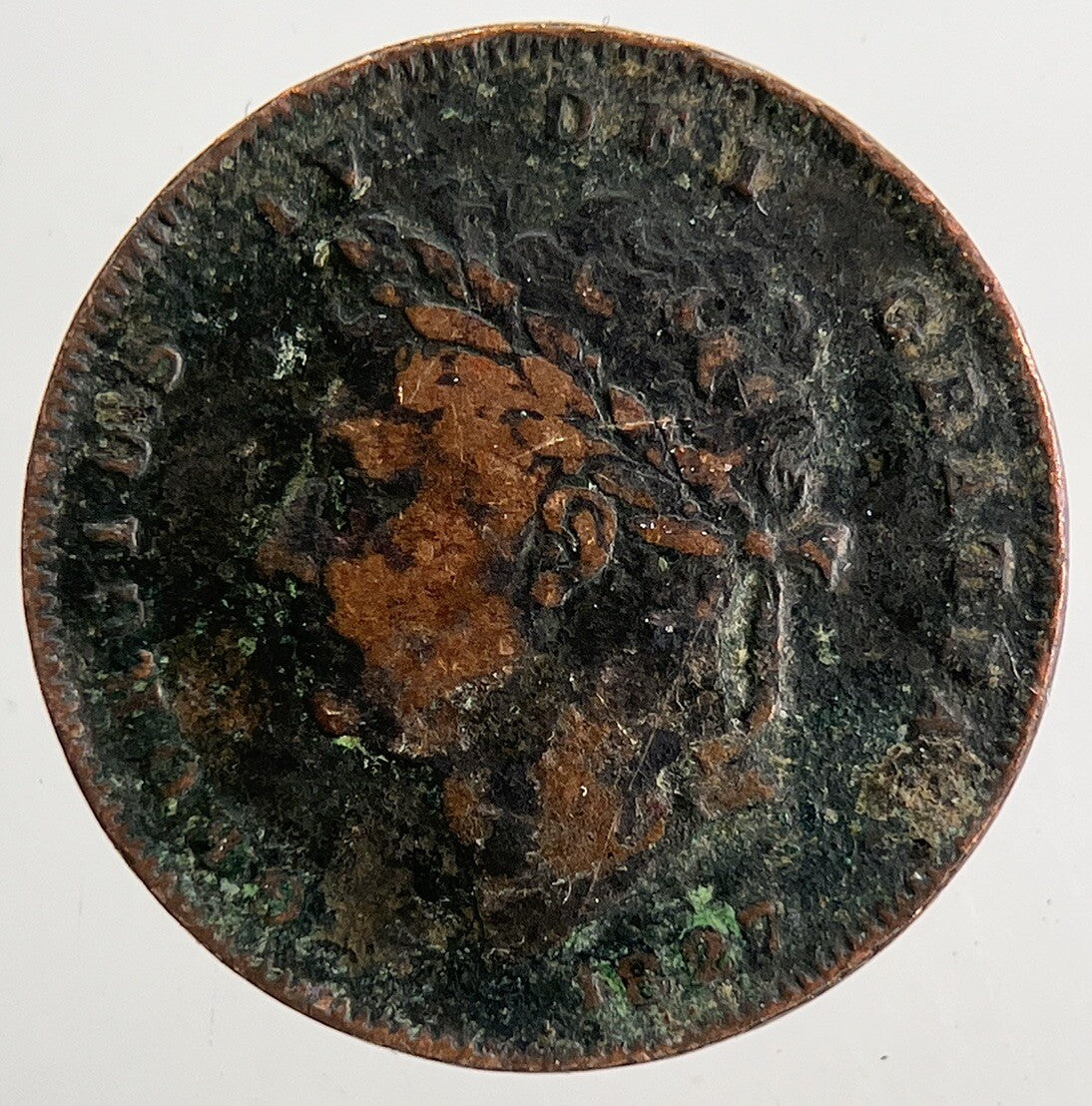 1827 George IV 1/3 One Third Farthing Coin | Collectable Grade | a9072