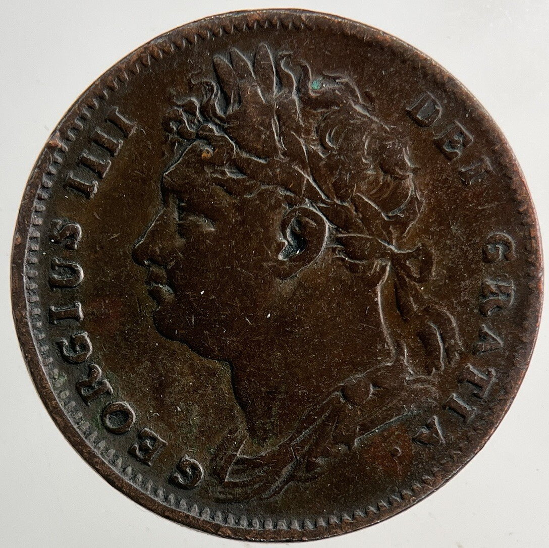 1822 George IV Farthing | Fine Collectable Grade | a9236