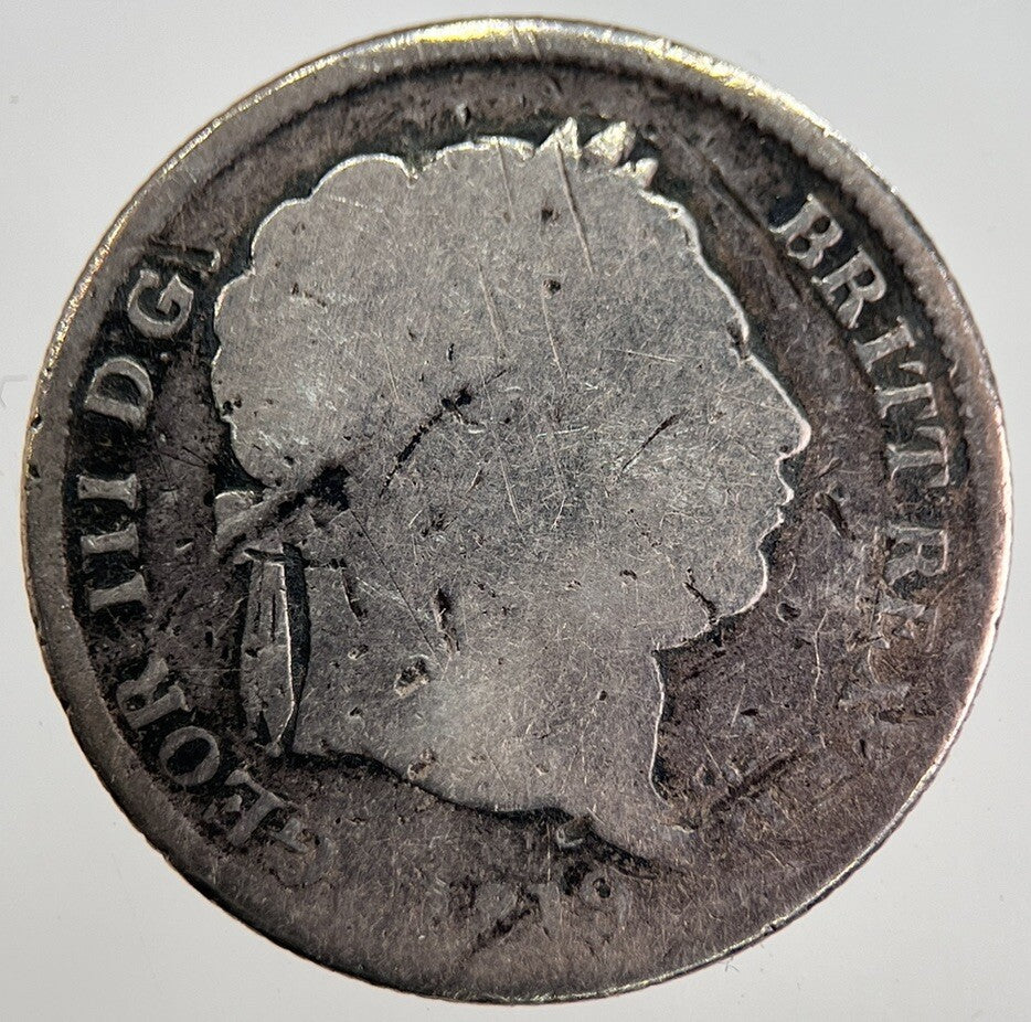 1819 George III Shilling Silver Coin | Collectable Grade | a8788