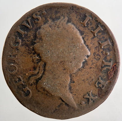 1766 Irish Hibernia Half-Penny Coin | Collectable Grade | a9054