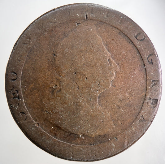 1797 George III 3rd Cartwheel One Penny Coin | Collectable Grade | a9058