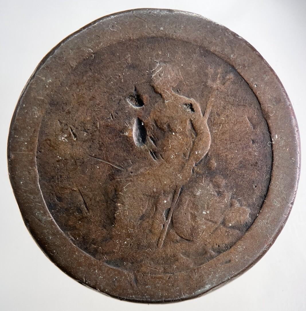 1797 George III 3rd Cartwheel One Penny Coin | Collectable Grade | a9058