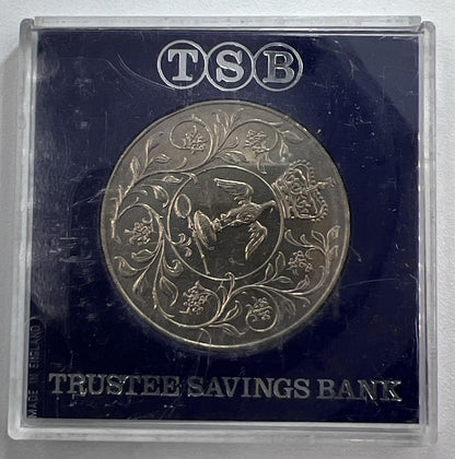 1977 Elizabeth II Jubilee Crown British Coin In Case | Collectable Grade a90343