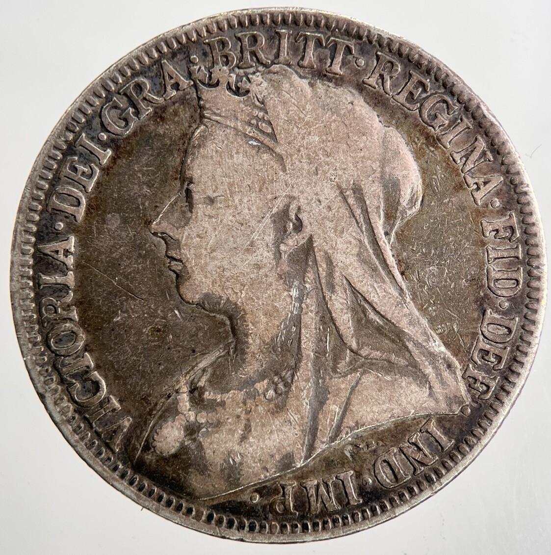 1897 Victoria Florin Silver Coin | Fine Collectable Grade | a9086