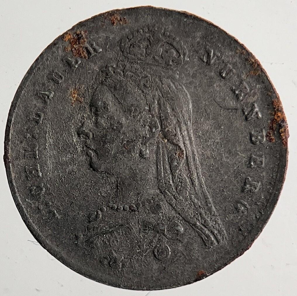 1800’s Victoria Toy Money Coin Token | Fine Collectable Grade | a9141