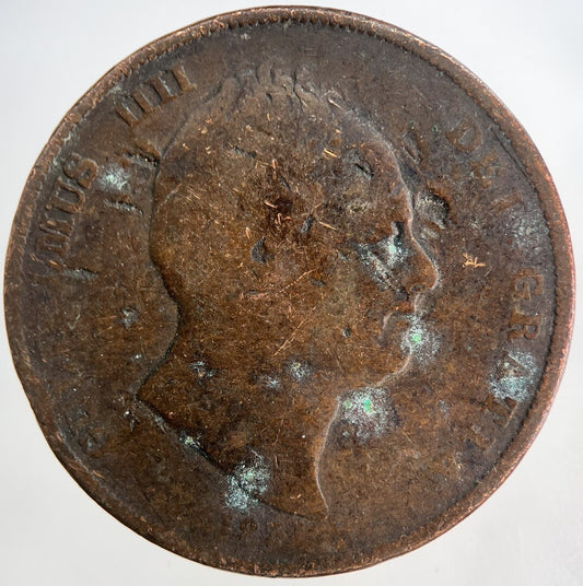 1831 William IV One Penny Coin | Collectable Grade | a9159