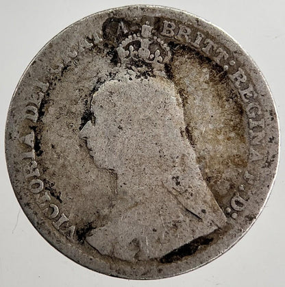 1890 Victoria Threepence Silver Coin | Collectable Grade | a8679