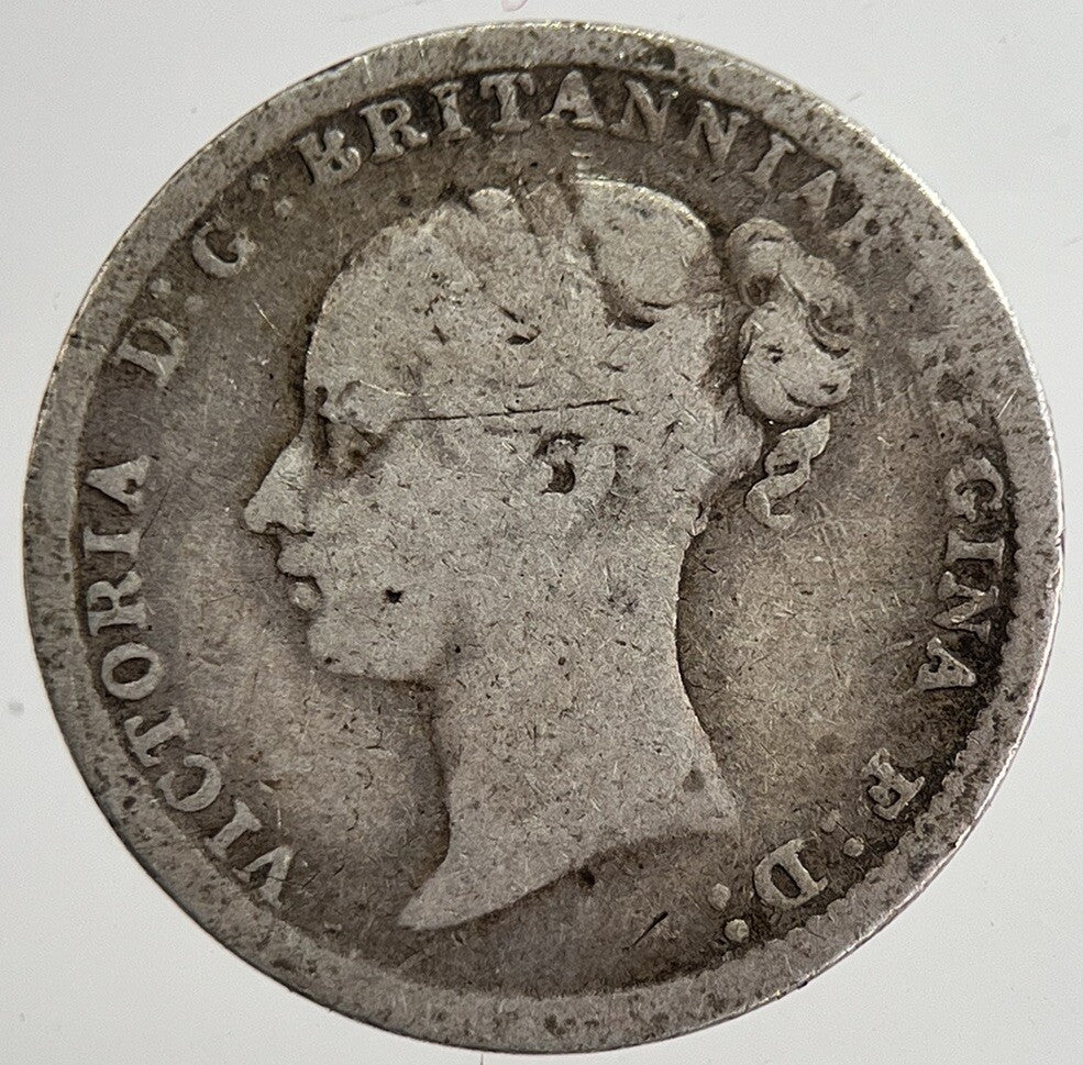 1874 Victoria Threepence Silver Coin | Collectable Grade | a8826