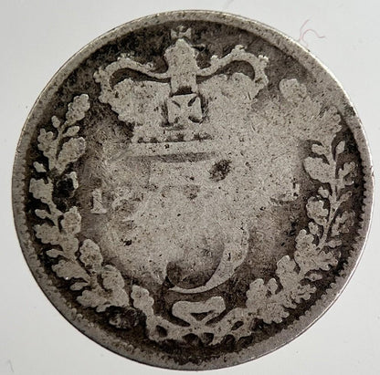 1874 Victoria Threepence Silver Coin | Collectable Grade | a8826