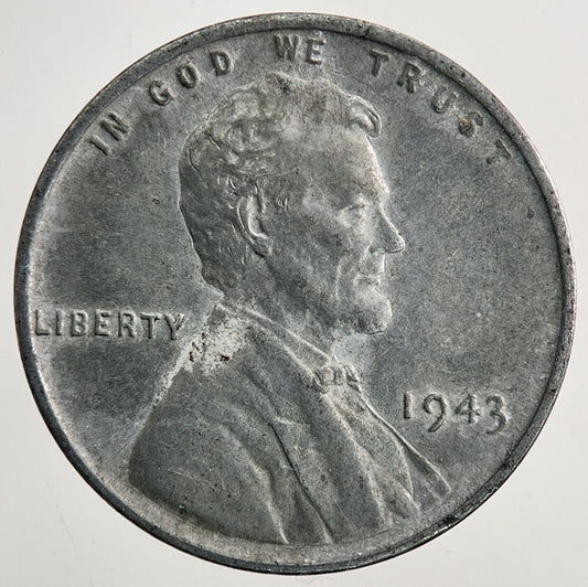 1943 US USA Steele War Cent Coin | Very High Grade | a9362