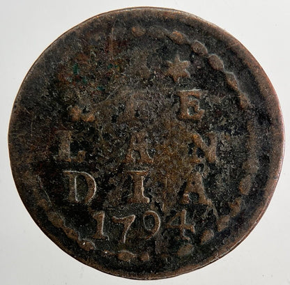 1794 Netherlands Luctor Emzrgo Zeelandia Coin | Collectable Grade | a9429