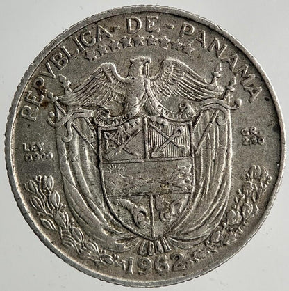 1962 Panama 1/10 Balboa Coin | Fine Collectable Grade | a9201