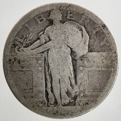 US USA Standing Liberty Quarter Dollar Silver Coin | Collectable Grade | a9323