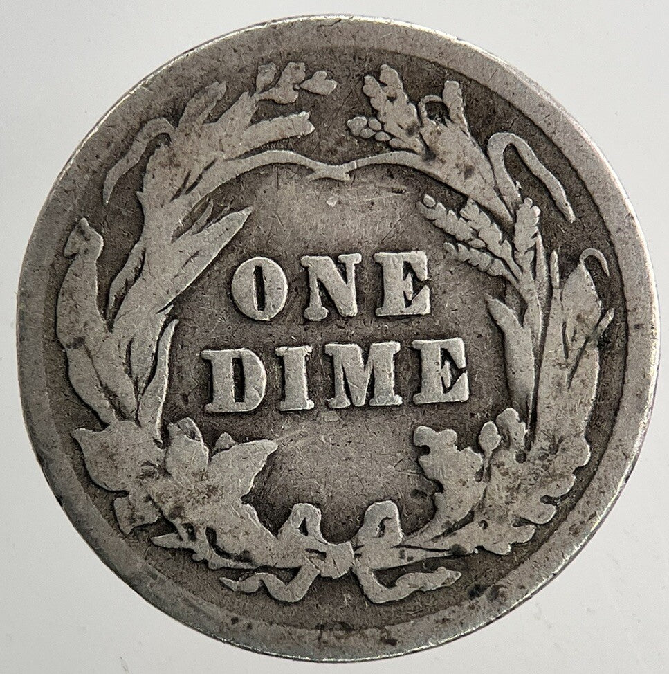 1902 US USA Barber One Dime Silver Coin | Collectable Grade | a9379