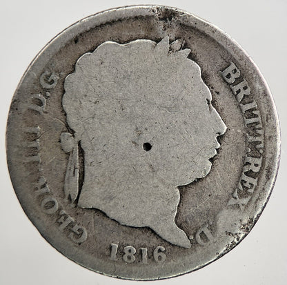 1816 George III 3rd Shilling Silver Coin | Collectable Grade | a9329