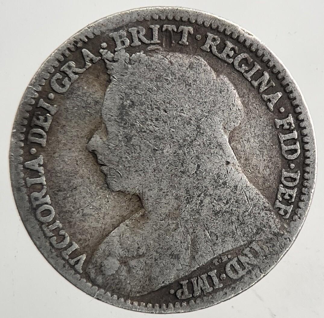 1895 Victoria Threepence Silver Coin | Collectable Grade | a9318