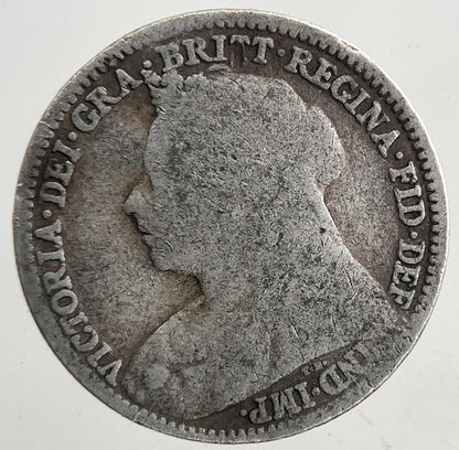 1895 Victoria Threepence Silver Coin | Collectable Grade | a9318