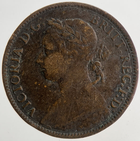 1881 Victoria Farthing Coin | Fine Collectable Grade | a9386