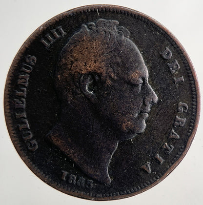 1835 William IV Farthing | Collectable Grade | a9295