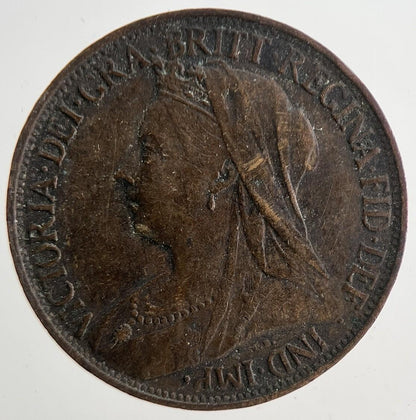 1896 Victoria Farthing Coin | Very High Grade | a9385
