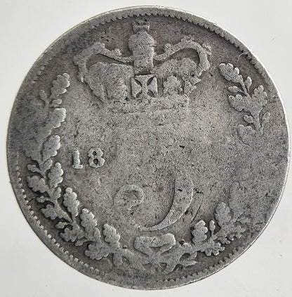 1886 Victoria Threepence Silver Coin | Collectable Grade | a9320