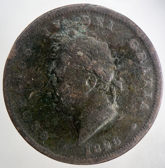 1826 George IV One Penny Coin | Collectable Grade | a9065
