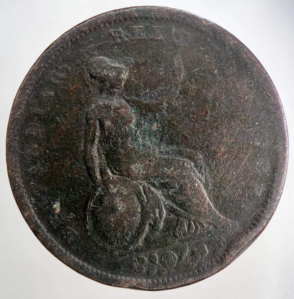1826 George IV One Penny Coin | Collectable Grade | a9065