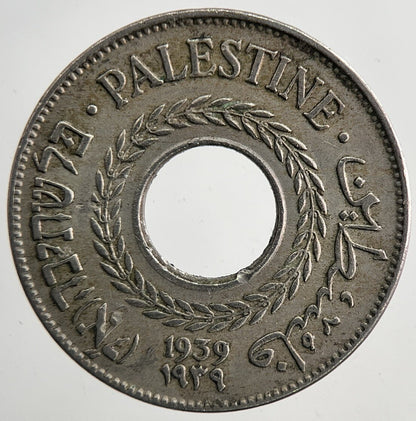 1939 Palestine 5 Mils Coin | Fine Collectable Grade | a9283