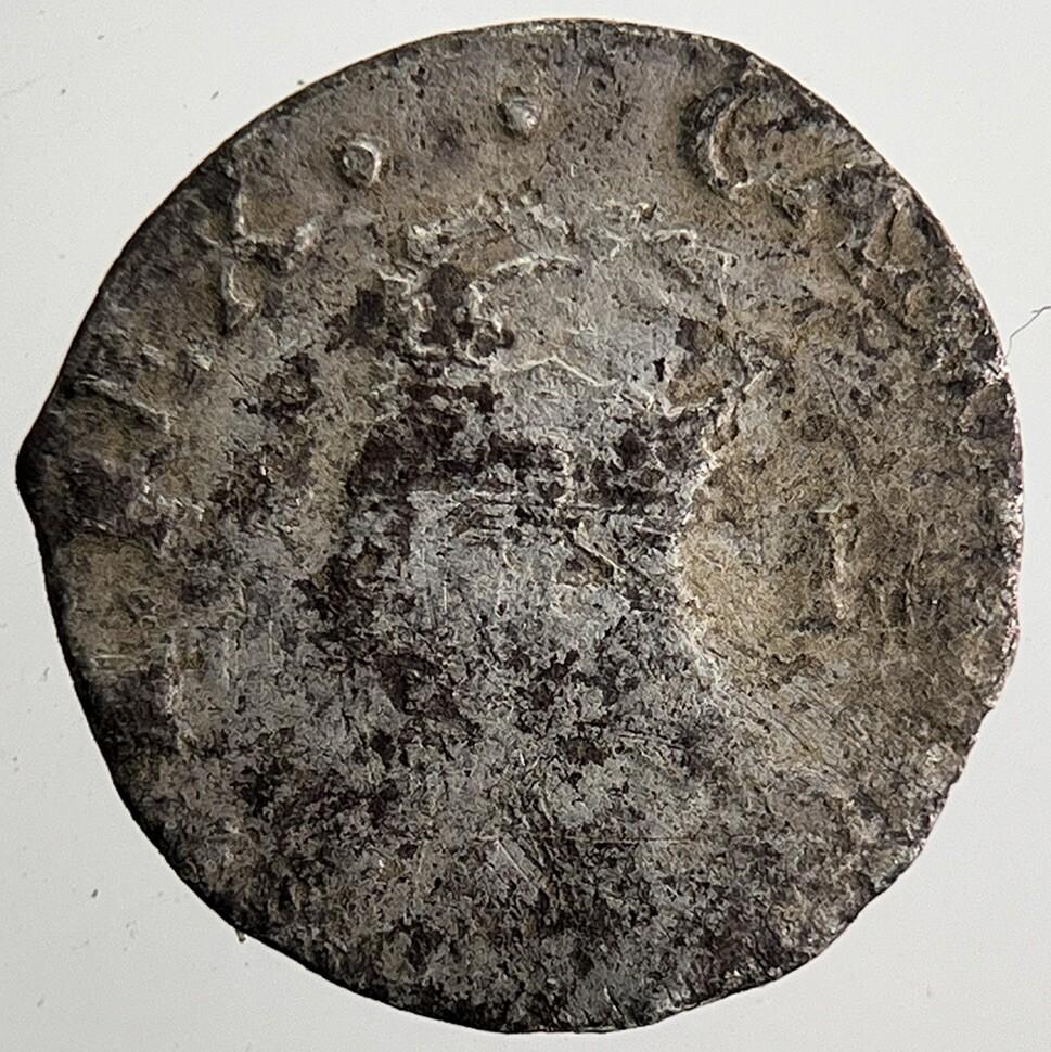 British Charles I 1st Penny Hammered Silver Coin | Collectable Grade | a9418