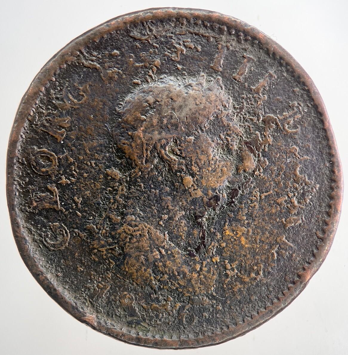 1806 George III 3rd One Penny Coin | Collectable Grade | a9353