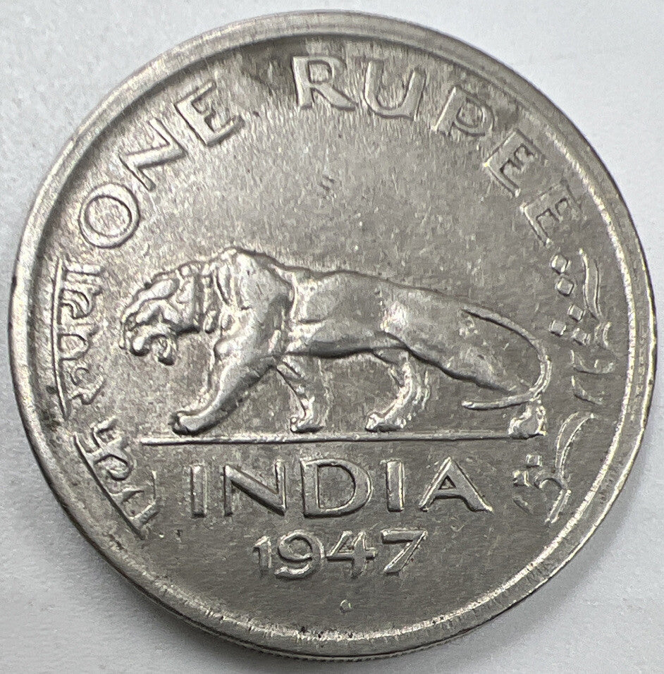 1947 India One Rupee Coin | Fine Collectable Grade | a973