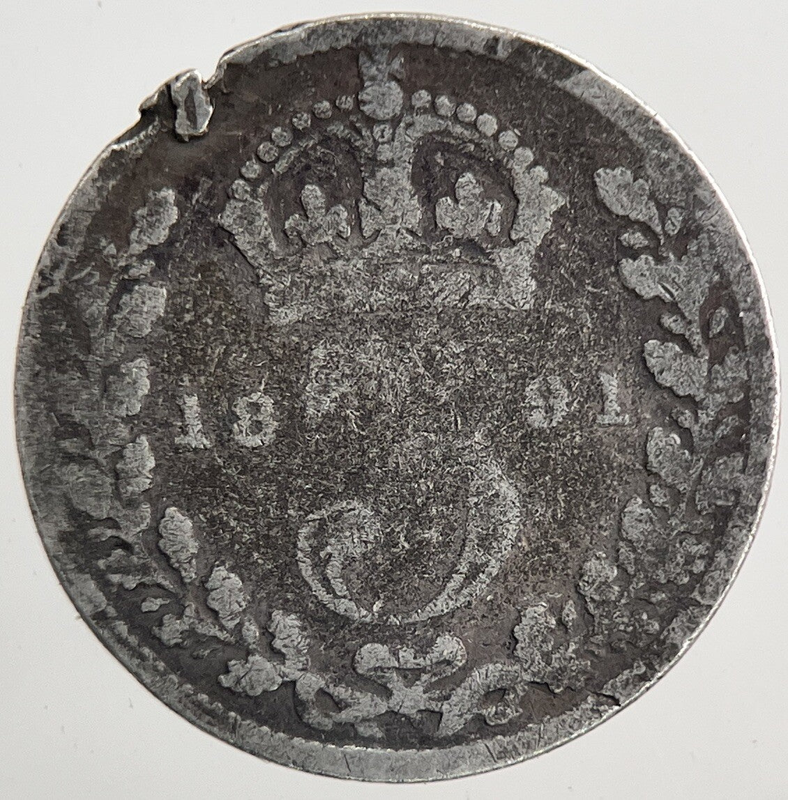 1891 Victoria Threepence Silver Coin | Collectable Grade | a9317