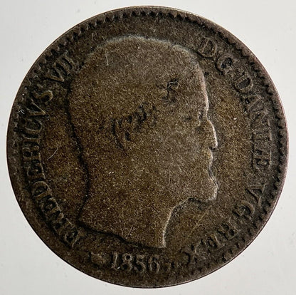 1856 Denmark 4 Skilling Coin | Fine Collectable Grade | a9425