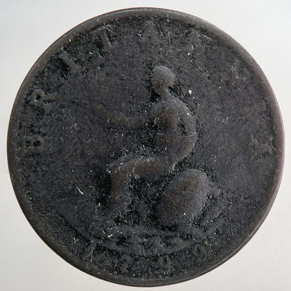 1799 George 3rd III Half-Penny British Coin | Collectable Grade | a9354