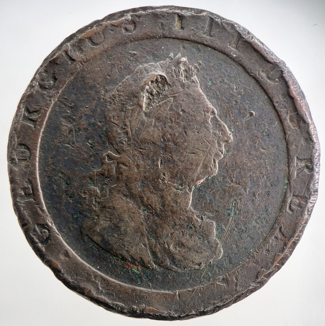 1797 George III 3rd Cartwheel One Penny Coin | Collectable Grade | a9311