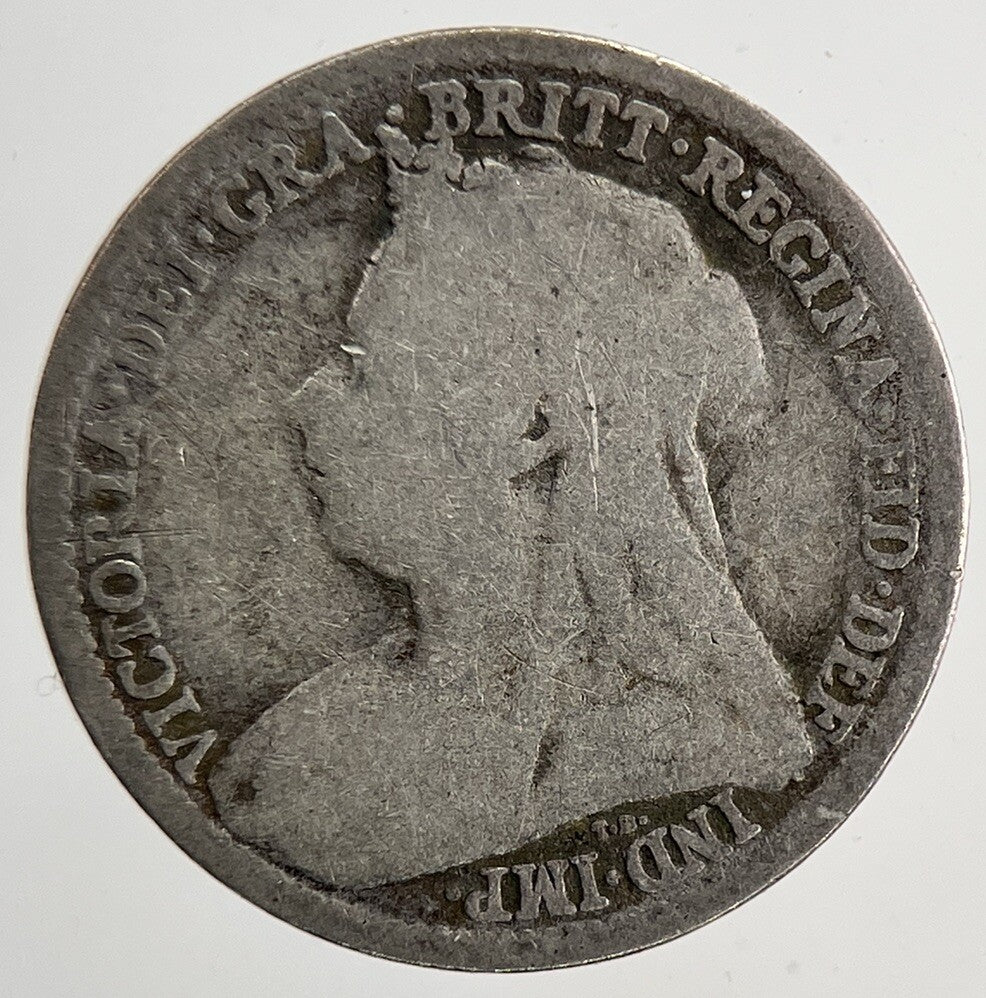 1898 Victoria Threepence Silver Coin | Collectable Grade | a9415