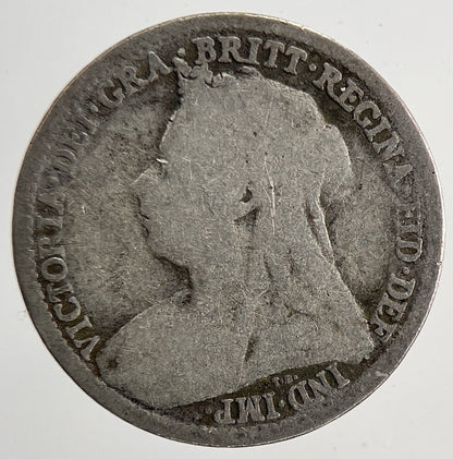 1898 Victoria Threepence Silver Coin | Collectable Grade | a9415
