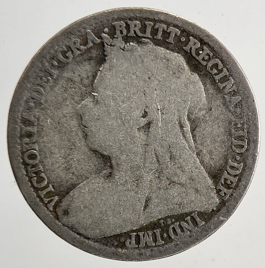 1898 Victoria Threepence Silver Coin | Collectable Grade | a9415