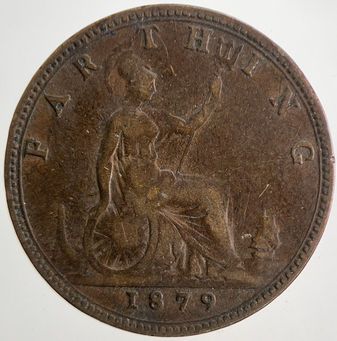 1879 Victoria Farthing Coin | Fine Collectable Grade | a9387
