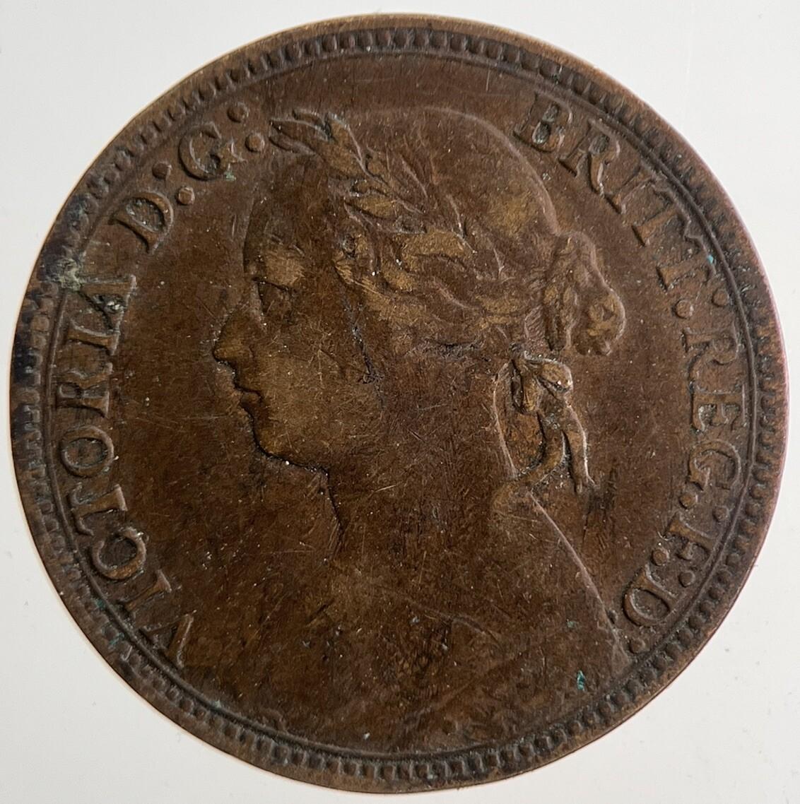 1879 Victoria Farthing Coin | Fine Collectable Grade | a9387